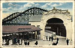 Entrance to Giant Coaster Postcard