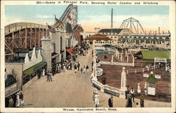 Scene in Paragon Park Postcard