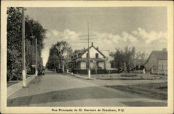 Rue Principale St. Germain de Grantham, QC Canada Quebec Postcard Postcard Postcard