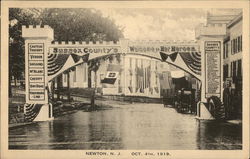 123 County's welcome to Her Heroes Postcard