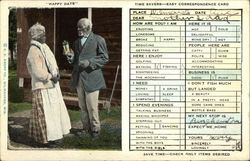 "Happy Days" Time Savers - Easy Correspondence Card Postcard