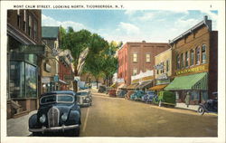 Mont Calm Street, Looking North Postcard