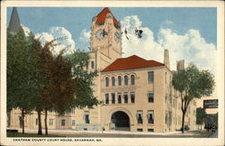 Chatham County Court House Savannah, GA Postcard Postcard Postcard