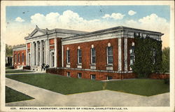 Mechanical Laboratory, University of Virginia Charlottesville, VA Postcard Postcard Postcard