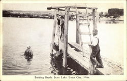 Bathing Beach, State Lake Loup City, NE Postcard Postcard Postcard