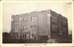 High School Loup City, NE Postcard Postcard Postcard