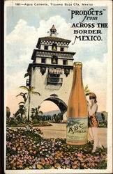Agua Caliente Tijuana, Mexico Postcard Postcard Postcard