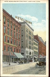 Hotel Bond and Asylum Street Postcard