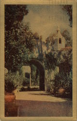 Palace of Photography - Entrance to Patio Postcard