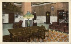 Hotel Miller - Lobby Postcard