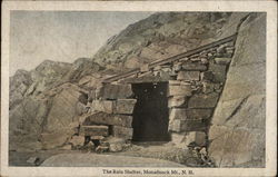 The Rain Shelter Mount Monadnock, NH Postcard Postcard Postcard