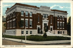 Public Library Postcard
