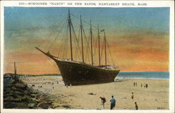 Schooner "Nancy" on the Sands Schooner "Nancy" on the Sands