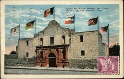 Under Six Flags - The Alamo Postcard