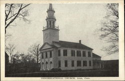 Congregational Church Avon, CT Postcard Postcard Postcard