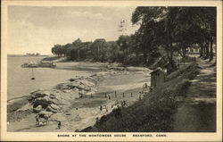 Shore at the Montowese House Branford, CT Postcard Postcard Postcard