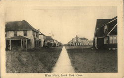 West Walk Beach Park, CT Postcard Postcard Postcard