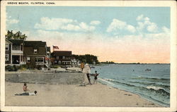 Grove Beach Clinton, CT Postcard Postcard Postcard
