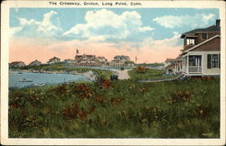 The Crossway, Long Point Groton, CT Postcard Postcard Postcard