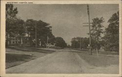 Main Street Hampton, CT Postcard Postcard Postcard