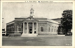 U.S. Post Office Manchester, CT Postcard Postcard Postcard