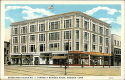 Derecktor's Block No.2, Formerly Meriden House Connecticut Postcard Postcard Postcard