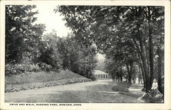 Drive and Walk, Hubbard Park Meriden, CT Postcard Postcard Postcard