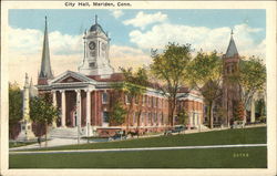 City Hall Meriden, CT Postcard Postcard Postcard