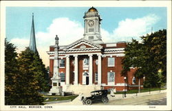 City Hall Meriden, CT Postcard Postcard Postcard
