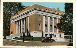 Masonic Temple New Britain, CT Postcard Postcard Postcard