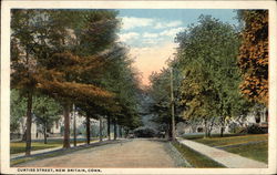 Curtiss Street New Britain, CT Postcard Postcard Postcard