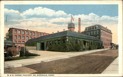R. & G. Corset Factory Postcard