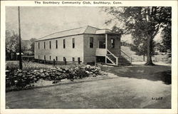 The Southbury Community Club Connecticut Postcard Postcard Postcard