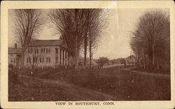 View of Town Southbury, CT Postcard Postcard Postcard