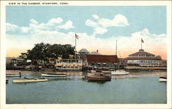 View In The Harbor Stamford, CT Postcard Postcard Postcard