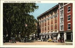 Hotel Davenport, West Park Place Stamford, CT Postcard Postcard Postcard