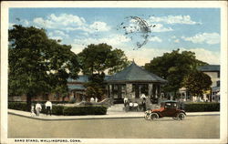 Band Stand Wallingford, CT Postcard Postcard Postcard