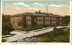 The Driggs School Waterbury, CT Postcard Postcard Postcard