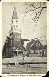 Congregational Church Westbrook, CT Postcard Postcard Postcard