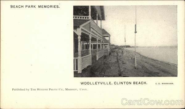 Beach Scene, Woolleyville Clinton Beach Connecticut