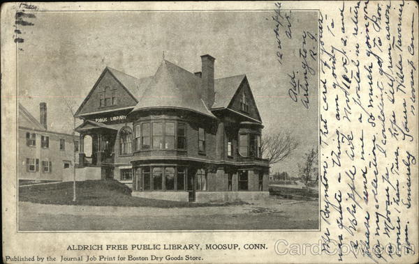 Aldrich Free Public Library Moosup Connecticut