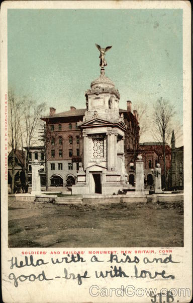 Soldiers and Sailors Monument New Britain Connecticut