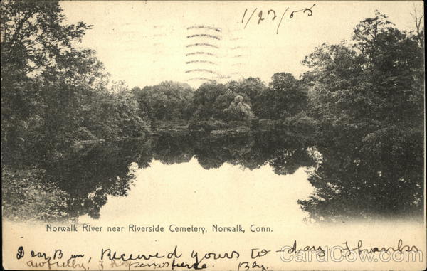 Norwalk River near Riverside Cemetery Connecticut