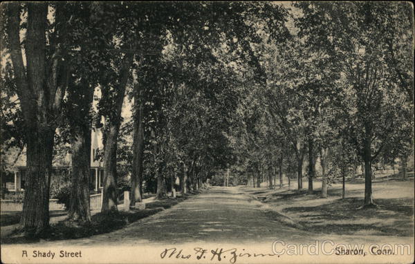 Shady Street Sharon Connecticut