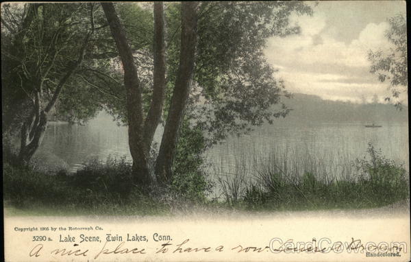 Lake Scene Twin Lakes Connecticut