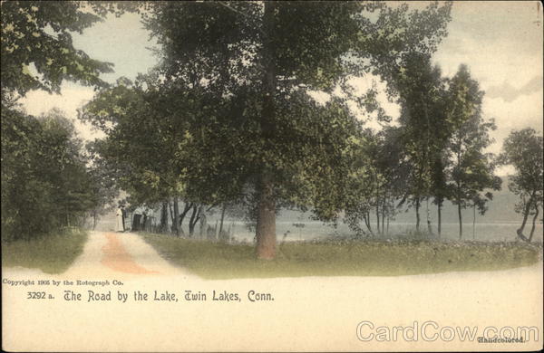 The Road by the Lake Twin Lakes Connecticut