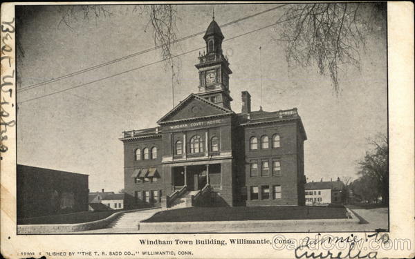 Windham Town Building Willimantic Connecticut