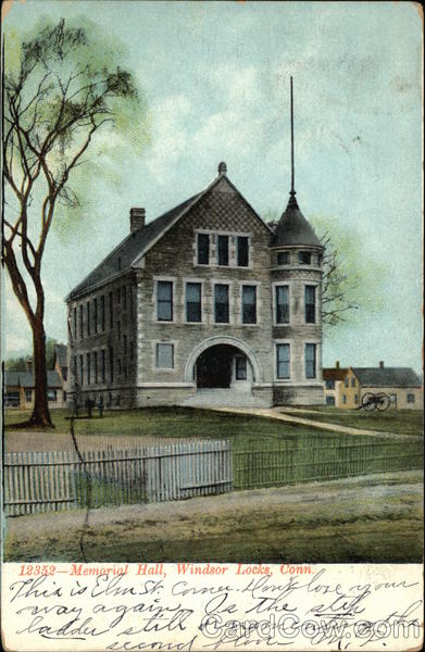 Memorial Hall Windsor Locks Connecticut