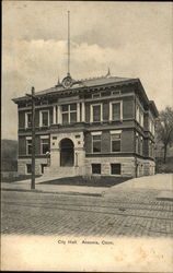 City Hall Ansonia, CT Postcard Postcard Postcard