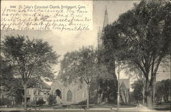 St. John's Episcopal Church Bridgeport, CT Postcard Postcard Postcard